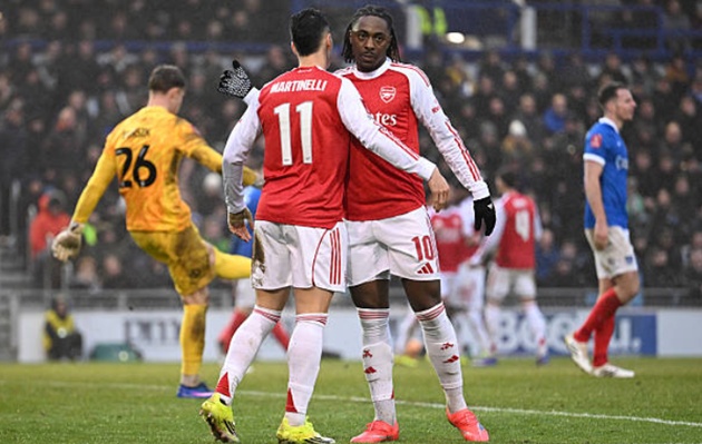 Martinelli là minh chứng cho sức mạnh chiều sâu của Arsenal